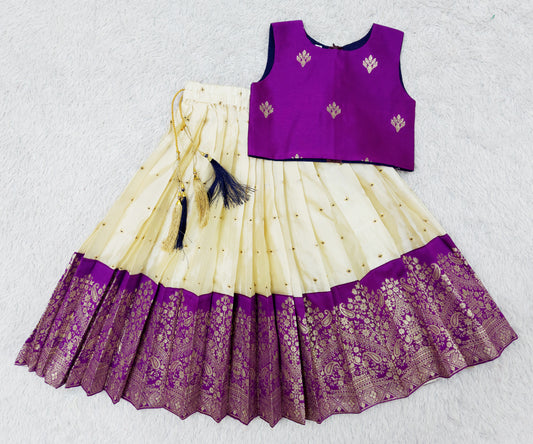 FELIZ COUTURE Kids Baby Girl's Readymade Lehenga Choli