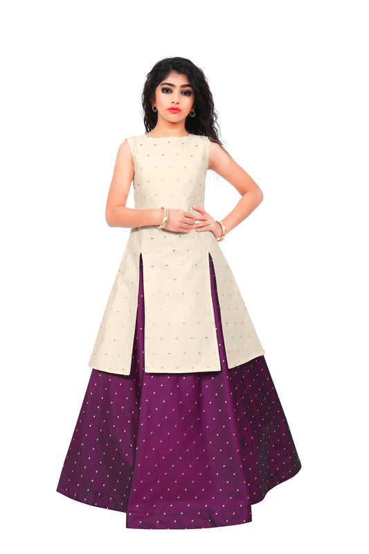 Girls Traditional western Lehenga dress