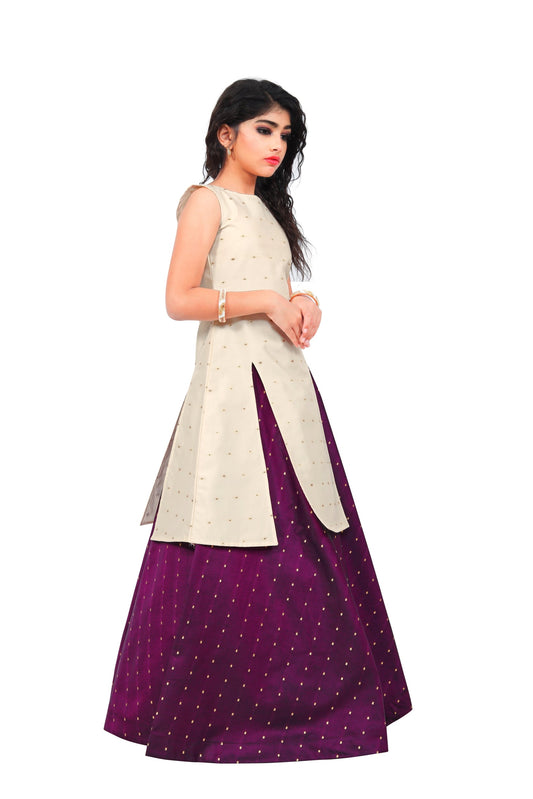 Girls Traditional western Lehenga dress