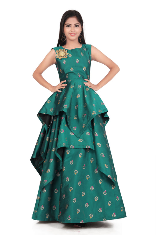 Girl's Rama Long Dress Gown for kids